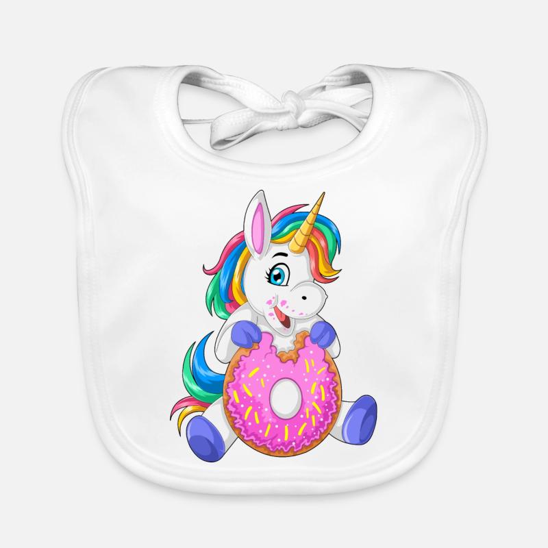 Einhorn Donuts Baby Bio-Lätzchen