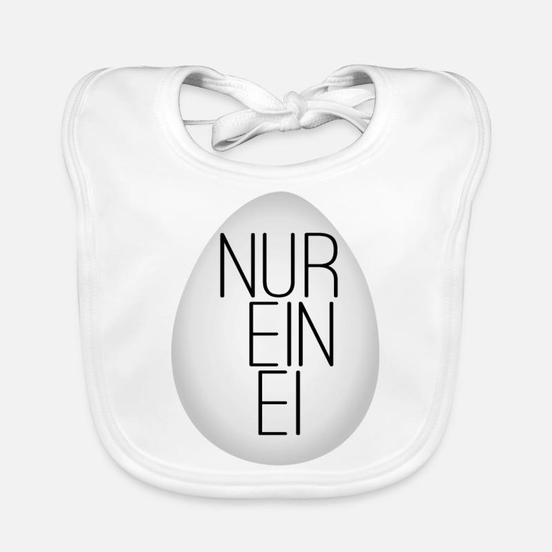 Nur ein Ei Baby Bio-Lätzchen