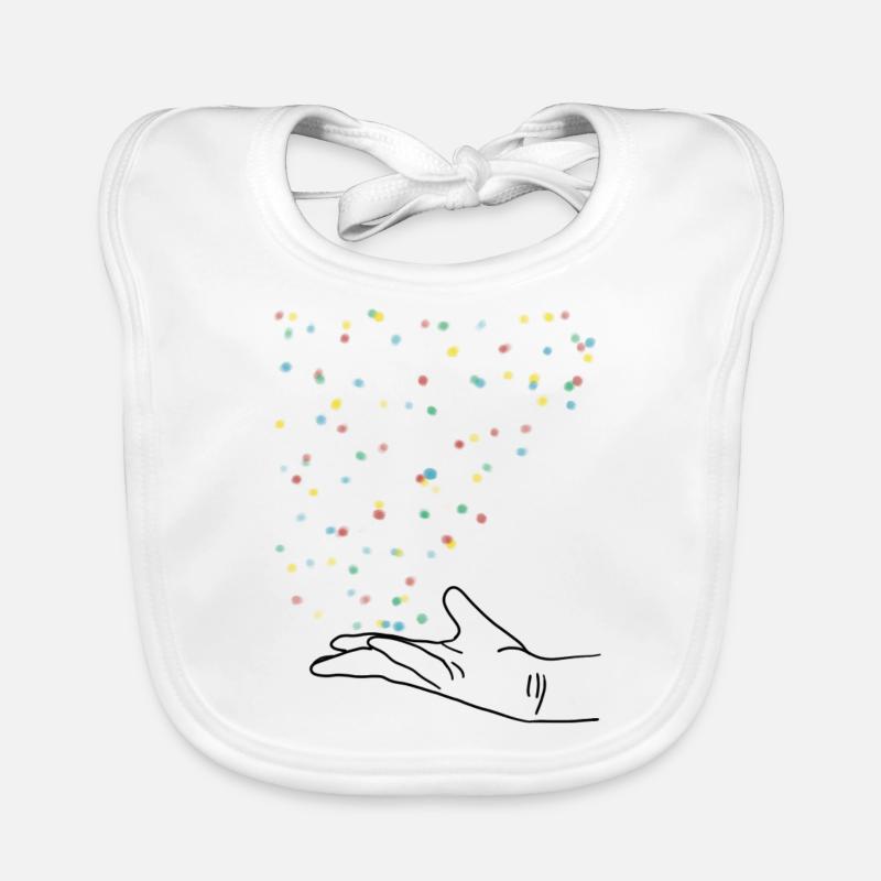 Konfetti Baby Bio-Lätzchen