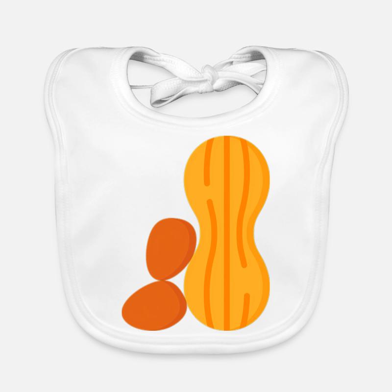 Cacahuètes Bavoir bio Bébé