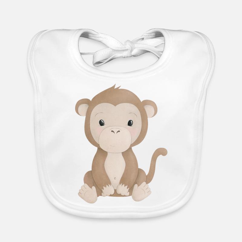 Affe Baby Bio-Lätzchen