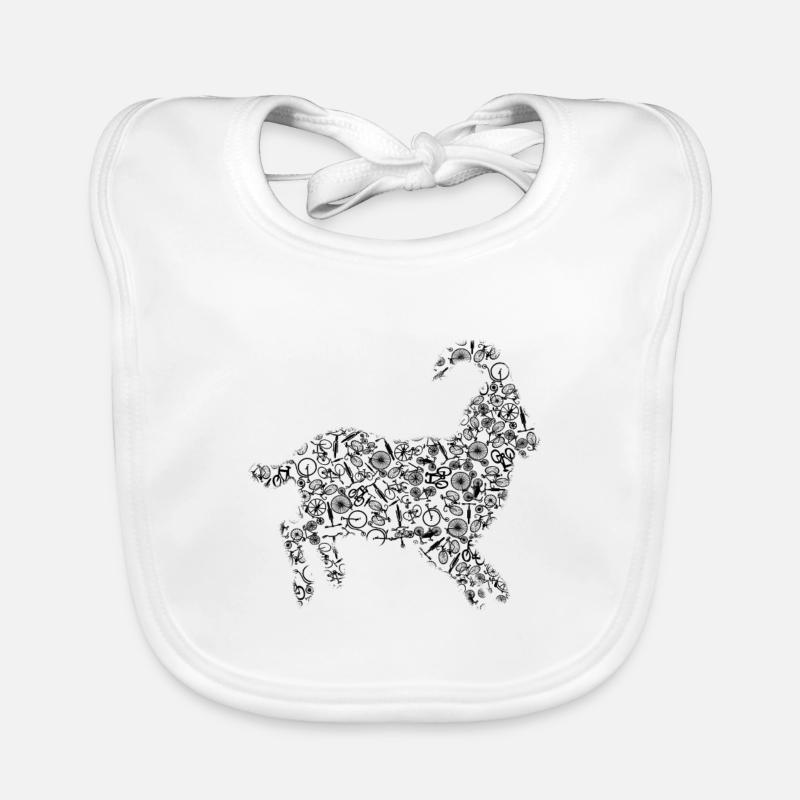 Chèvre Vélos Bavoir bio Bébé