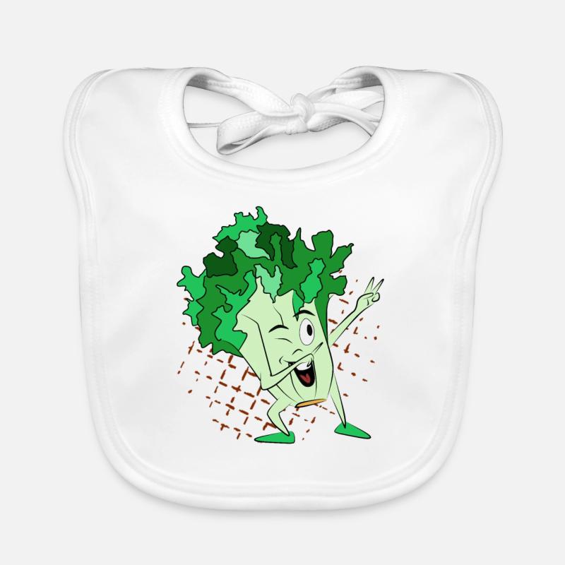Andy der Endive Baby Bio-Lätzchen