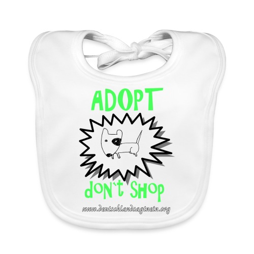 Adopt don`t shop - Baby Bio-Lätzchen