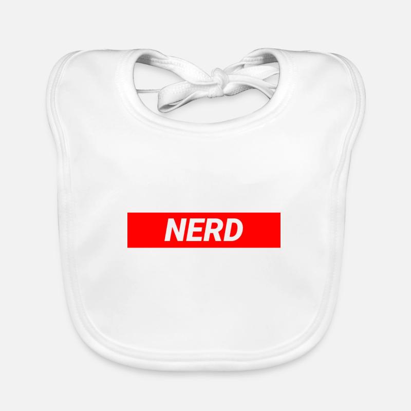 Nerd Geek Funny Design Bavoir bio Bébé