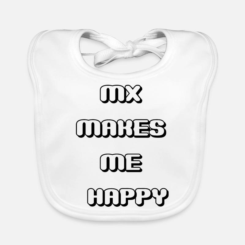 mx me rend heureux Bavoir bio Bébé