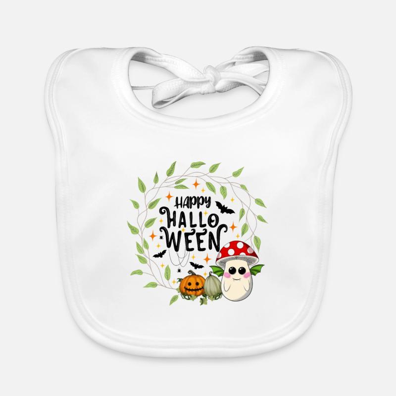 Joyeux crapaud d’Halloween Bavoir bio Bébé