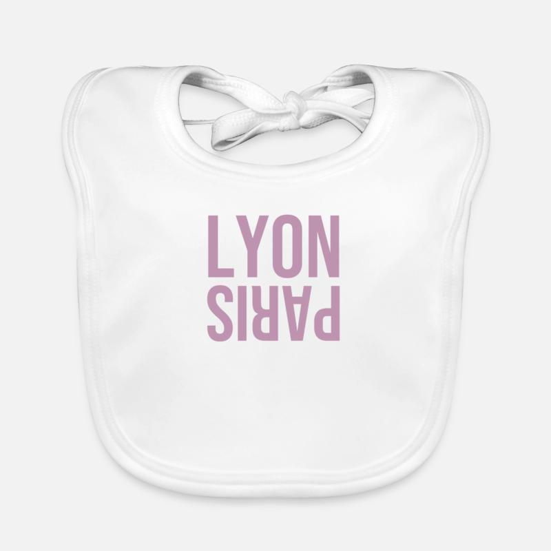 Parisien à Lyon - Parisienne à Lyon Bavoir bio Bébé