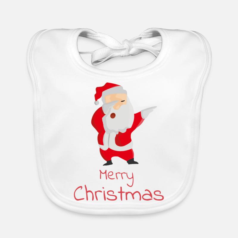 Crazy Santa Organic Baby Bibs