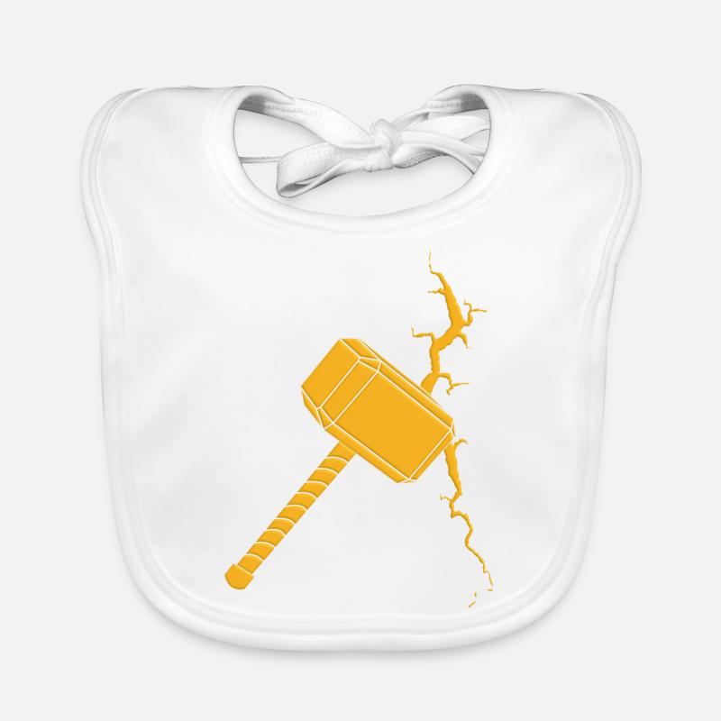 Thor Hammer Baby Bio-Lätzchen