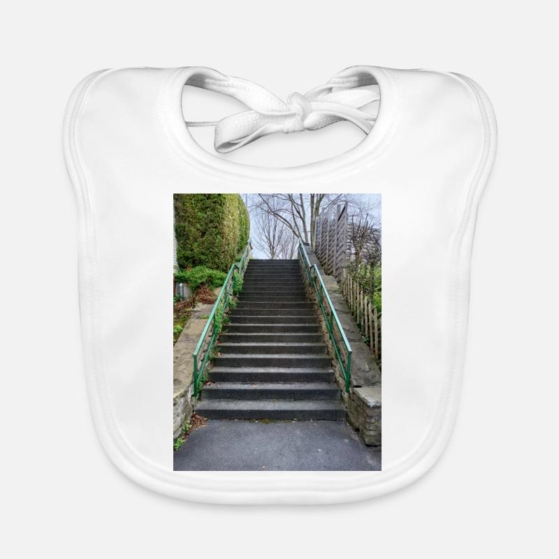 Einfach nur eine Treppe Baby Bio-Lätzchen