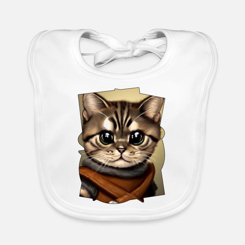 Capuche pour chat Bavoir bio Bébé