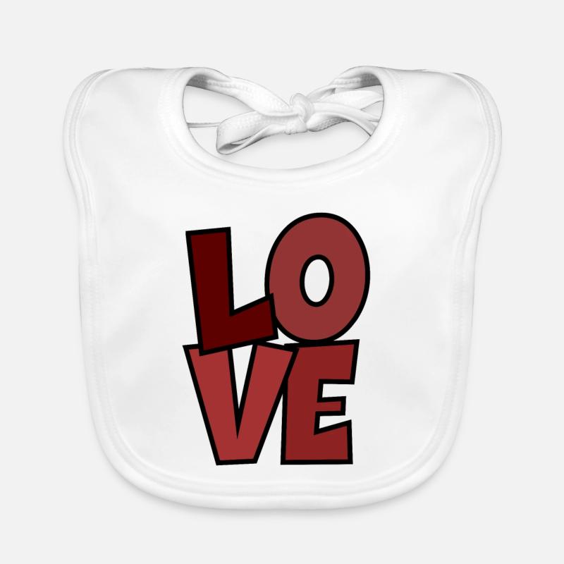 Amour Bavoir bio Bébé