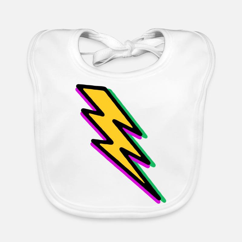 Lightning Organic Baby Bibs