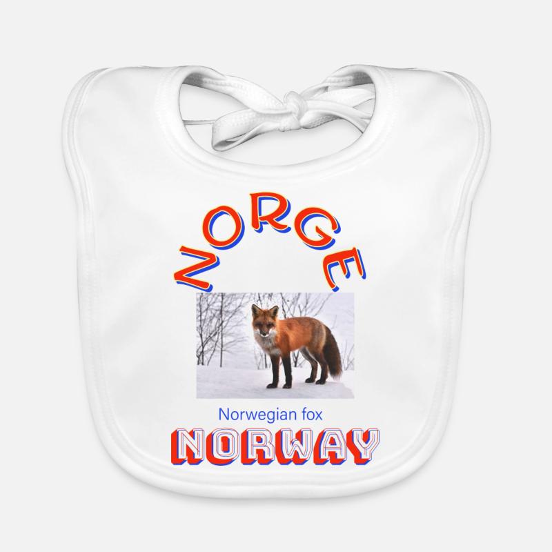 Conception norvégienne Bavoir bio Bébé