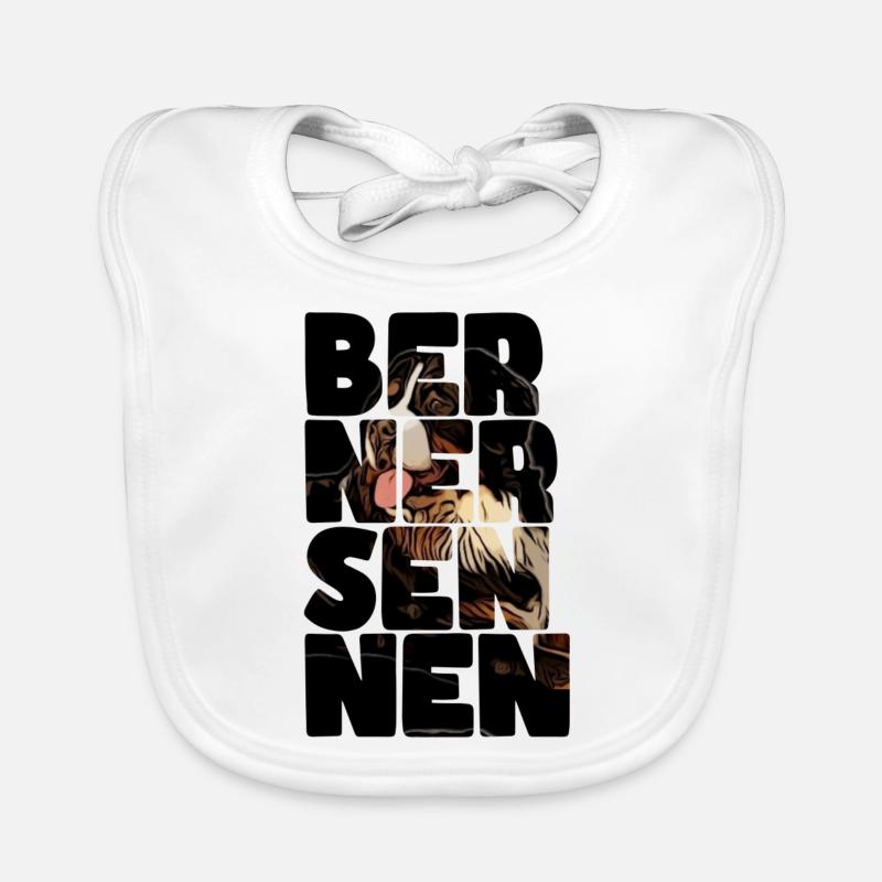 Bernese Mountain Dog Organic Baby Bibs