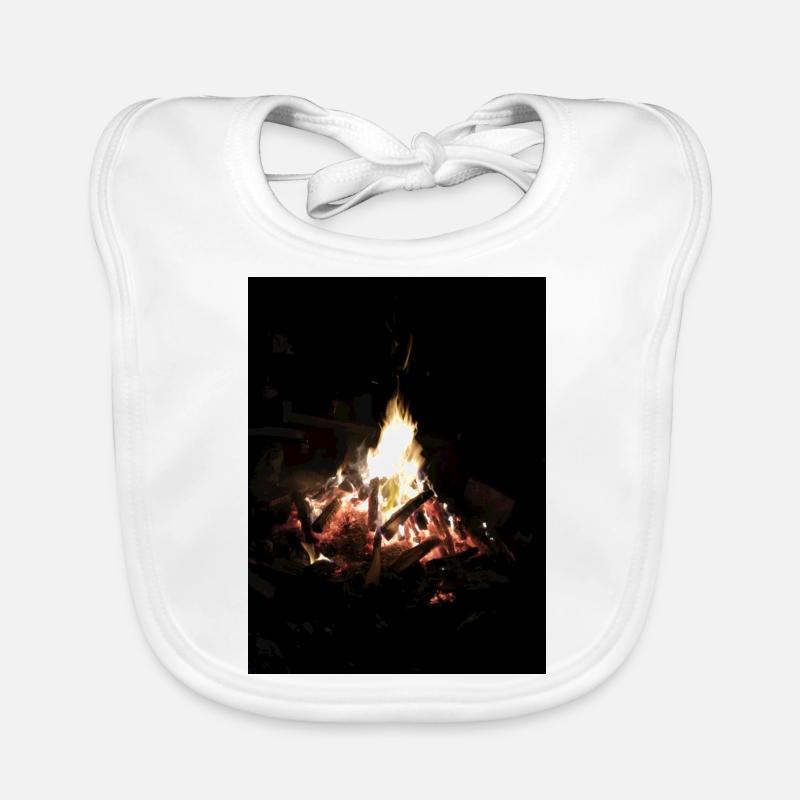 Evening fire Organic Baby Bibs