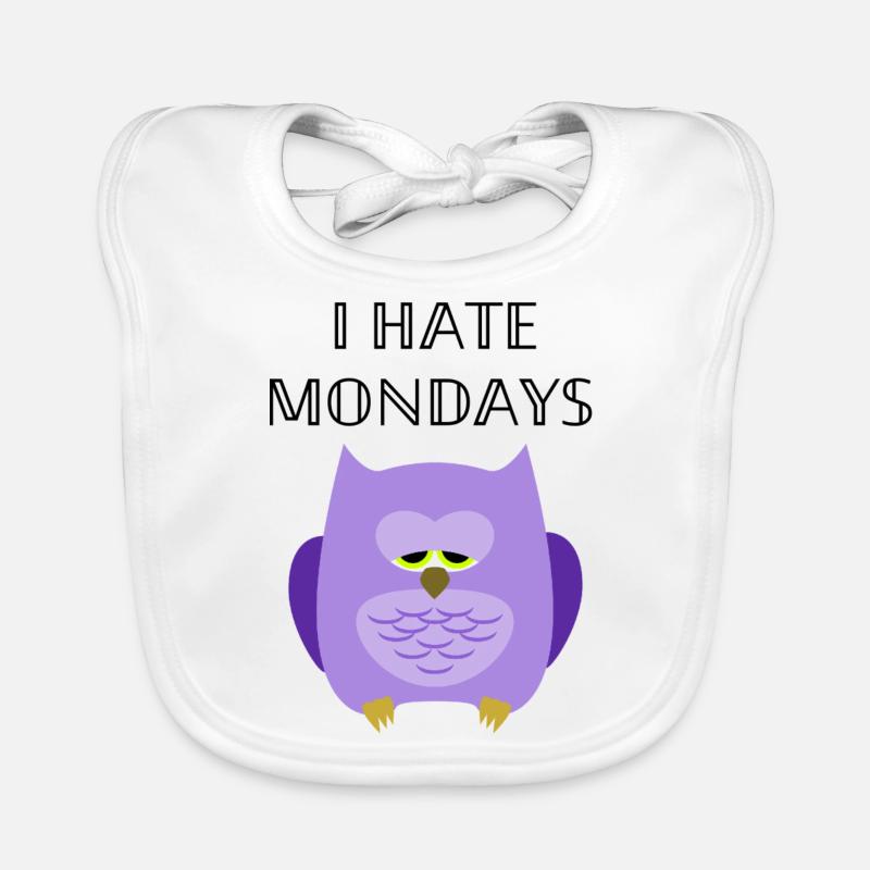i hate mondays Baby Bio-Lätzchen