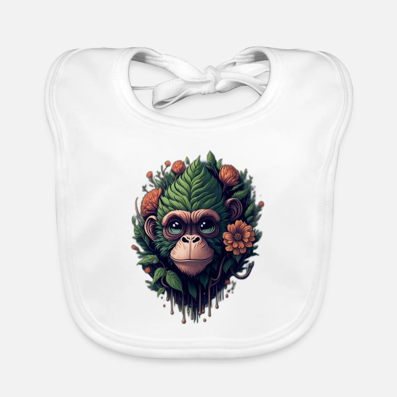 Nature Monkey Organic Baby Bibs