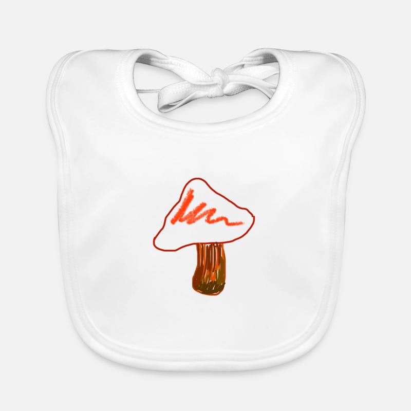 Gift idea for mushroom cook Organic Baby Bibs