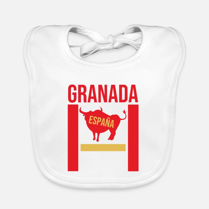 Klassisches Granada Souvenir Baby Bio-Lätzchen