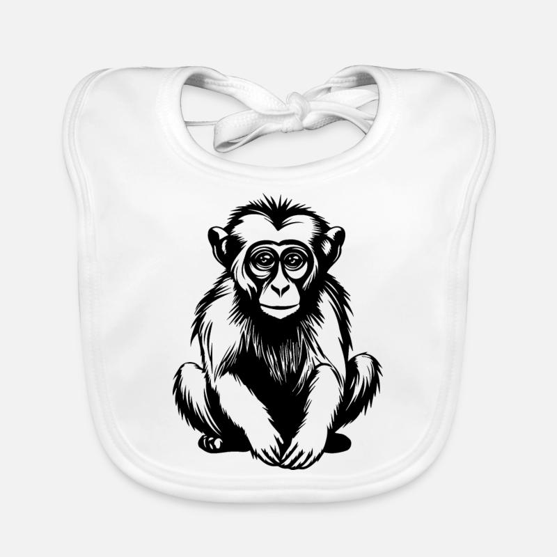 Monkey Monkey Monkey face jungel Økologisk babysmekke