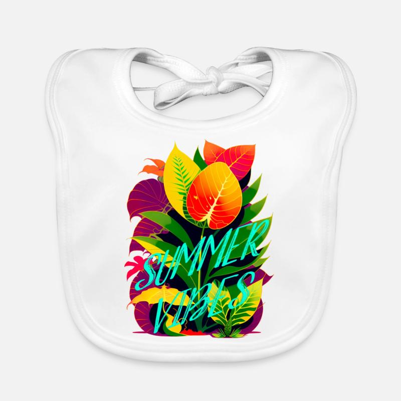 SUMMER VIBES Baby Bio-Lätzchen