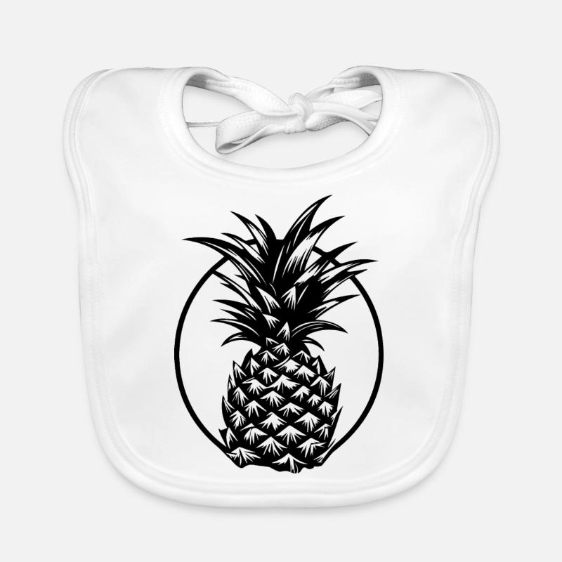 Pineapple Organic Baby Bibs