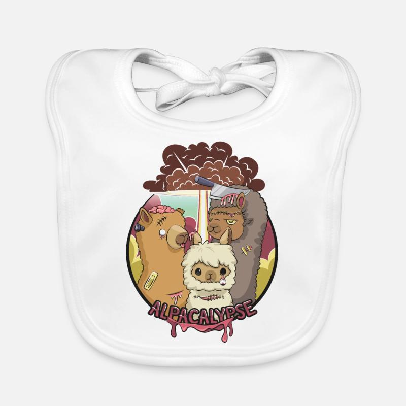 Alpacalypse Organic Baby Bibs
