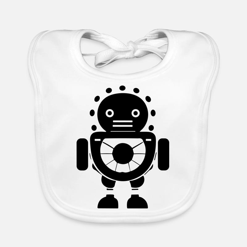 Petit robot Bavoir bio Bébé