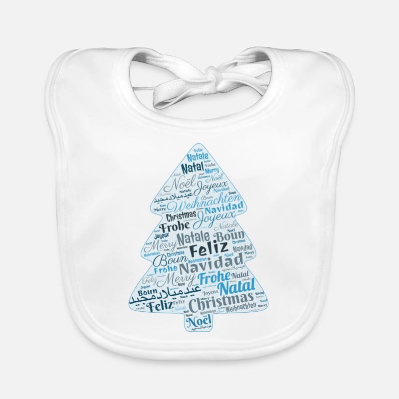 Weihnachten Lustiger Spruch Baby Bio-Lätzchen