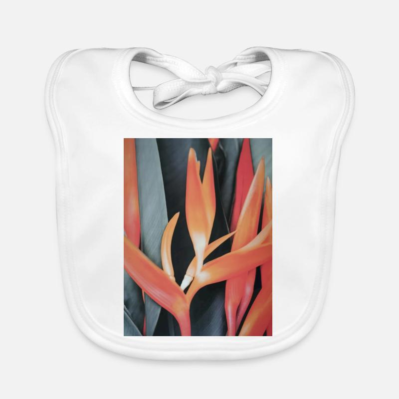 Bunte Blätter Baby Bio-Lätzchen