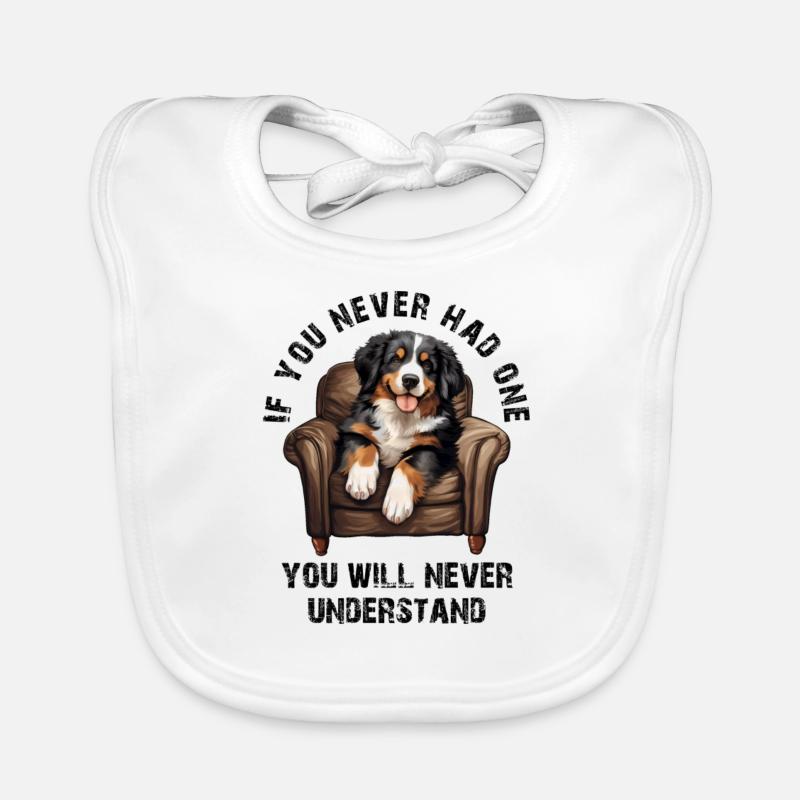 Bernese mountain dog Organic Baby Bibs