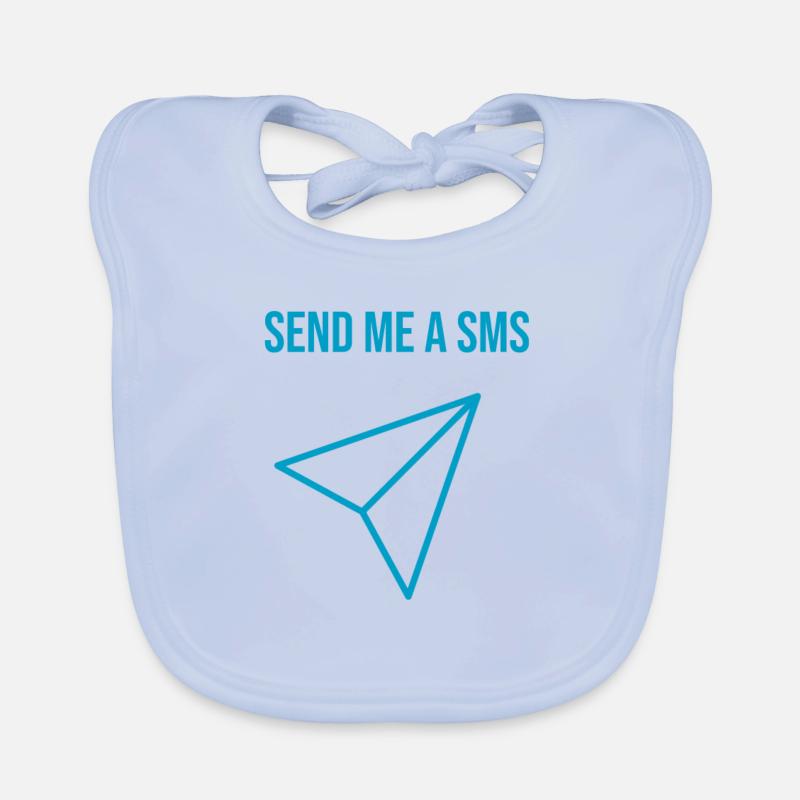 Gift idea for SMS writer Organic Baby Bibs