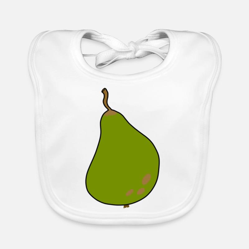 Poire simple Bavoir bio Bébé