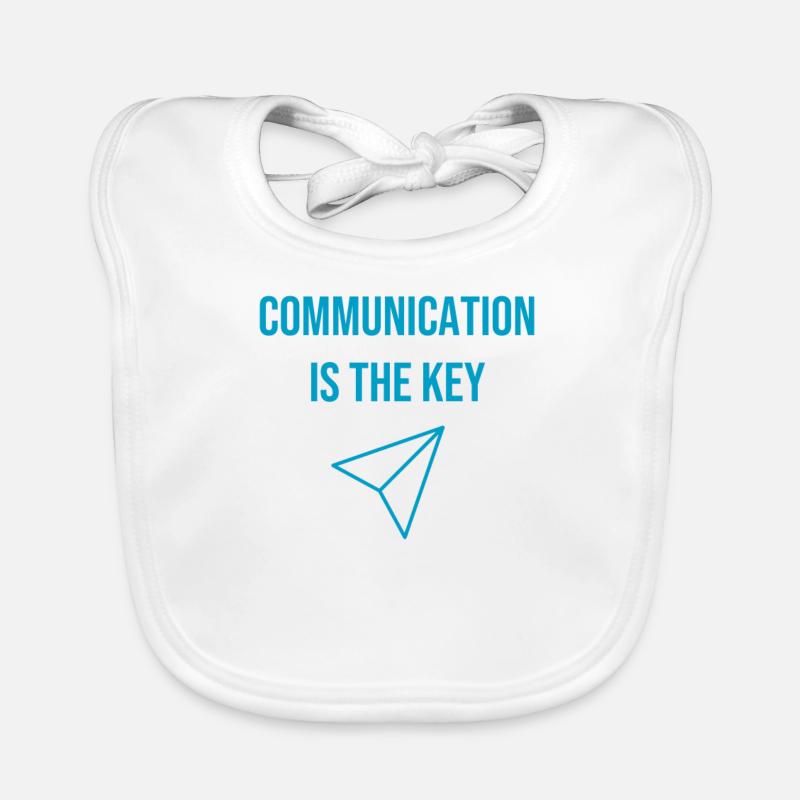 Idée cadeau pour les professionnels de la communication Bavoir bio Bébé
