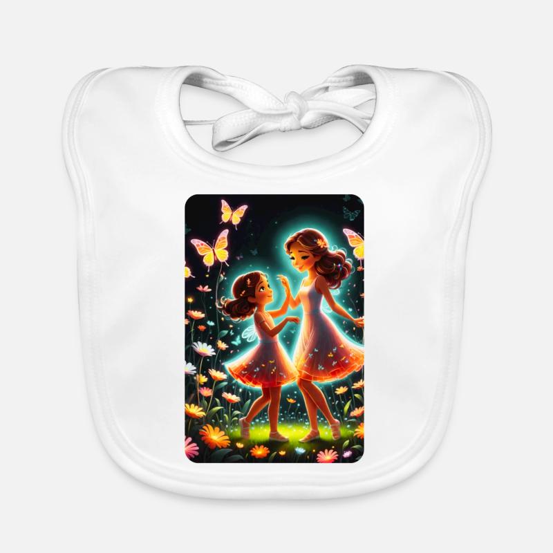 personalisiertes Design-Muttergeschenk Baby Bio-Lätzchen