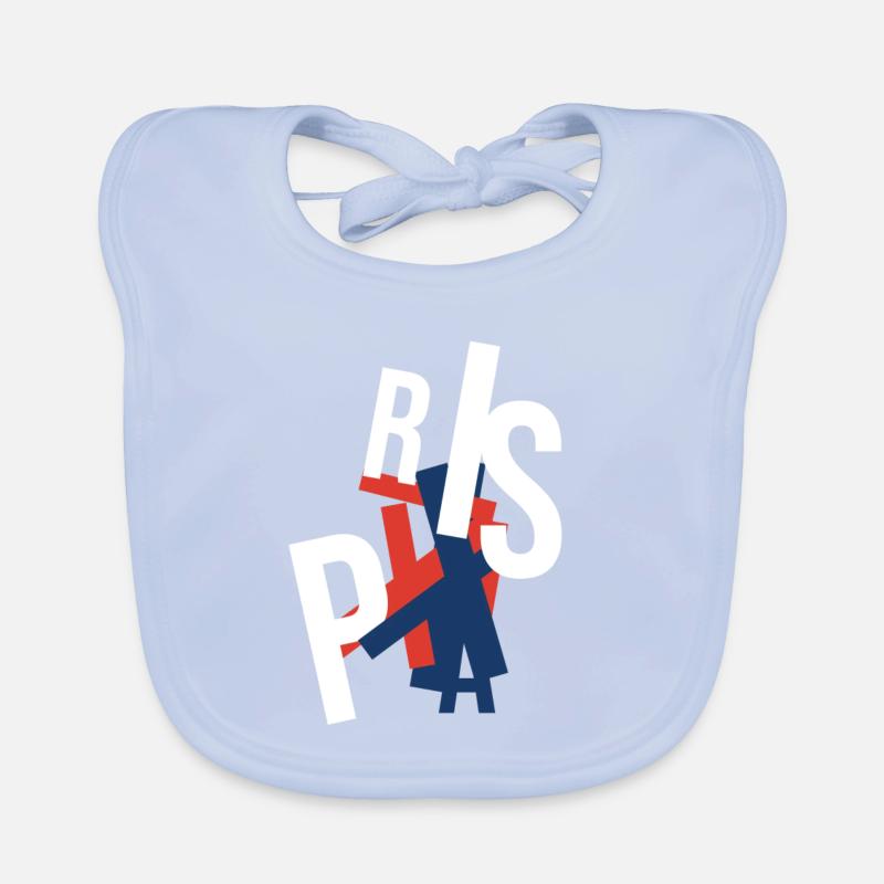 The authentic Paris souvenir Organic Baby Bibs