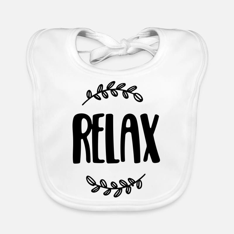 koppla av Ekologisk babyhaklapp