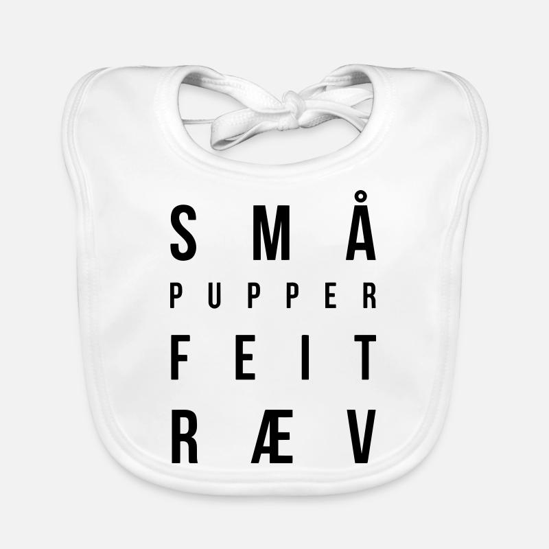 Small tits fat ass Organic Baby Bibs