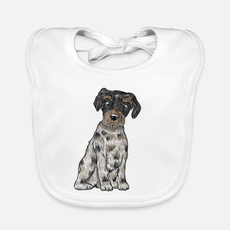 Yorkshire Biewer Terrier Organic Baby Bibs