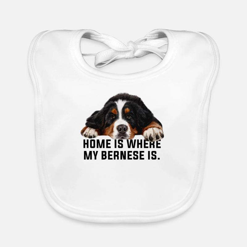 Berner Sennenhund Baby Bio-Lätzchen