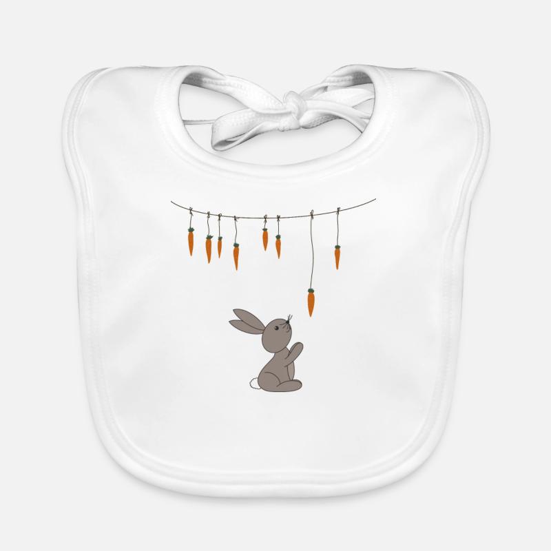 Easter Bunny Organic Baby Bibs