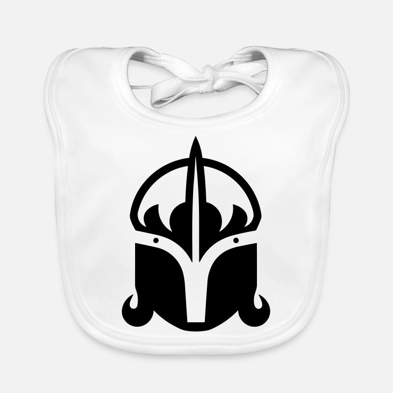 Wikingerhelm Krieger Baby Bio-Lätzchen