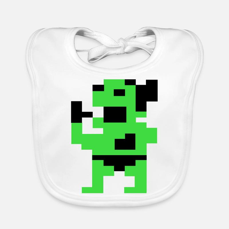 The Fat Green (Pix) Organic Baby Bibs