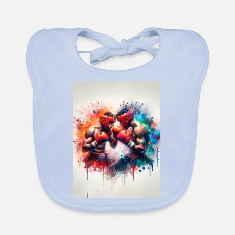 Boxkampf Baby Bio-Lätzchen