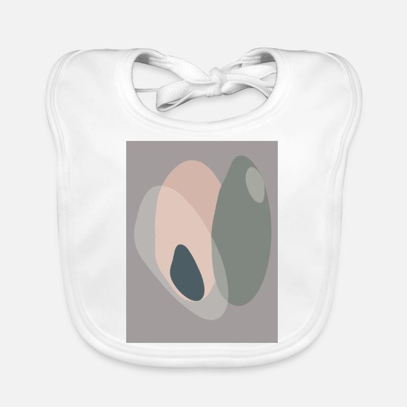 Affiche Geo Abst 2 Bavoir bio Bébé