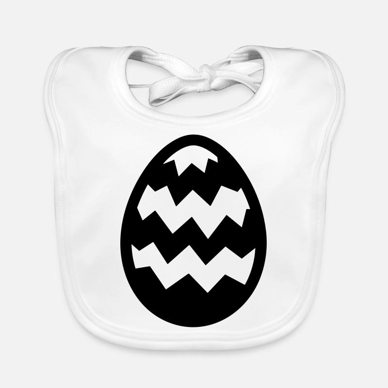 Oeuf de Pâques Bavoir bio Bébé