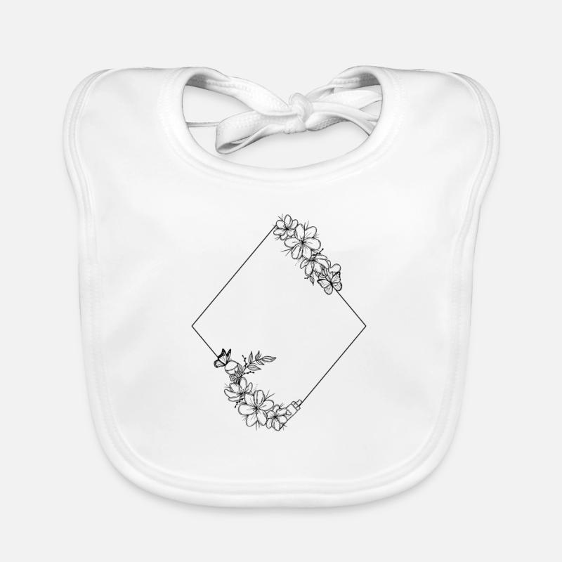 Frame: Rhombus Organic Baby Bibs