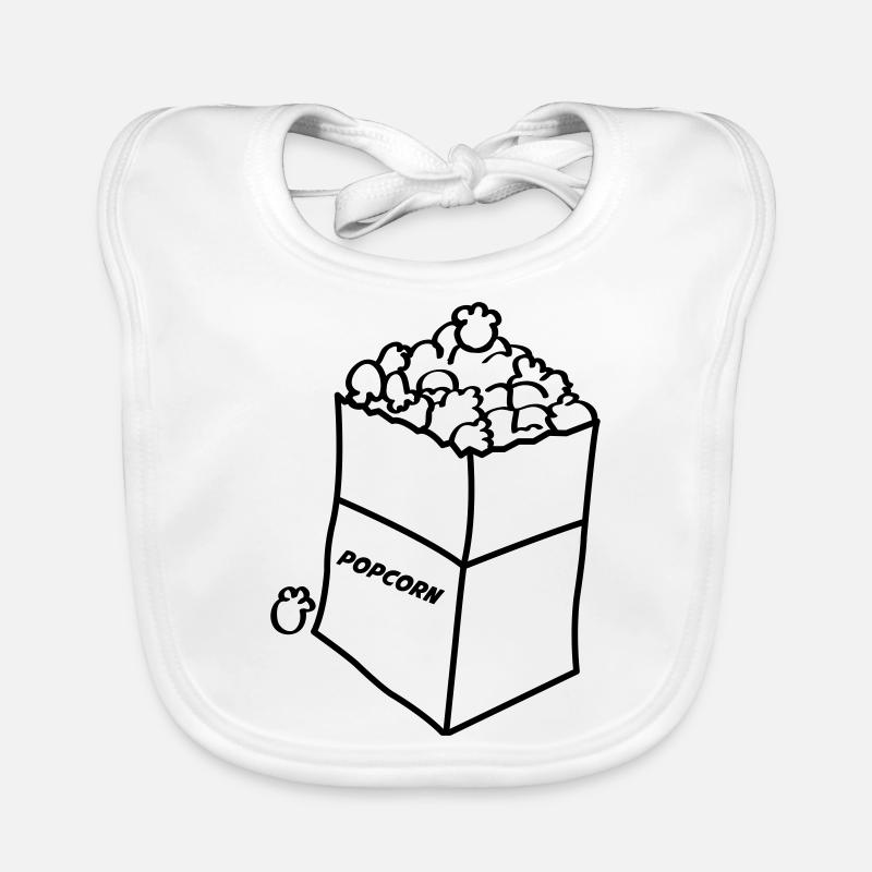 Maïs soufflé 01 Bavoir bio Bébé